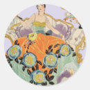 Search for art deco lady stickers Vintage