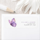 Search for purple lilacs return address labels Lavender