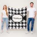 Recherche de pied poule de couvertures plaids Élégant