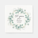 Search for 60th anniversary wedding napkins Floral