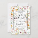 Recherche de joli mariage invitations Élégant floral moderne