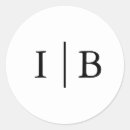 Search for black and white monogram stickers Classy