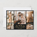 Search for black and gold wedding thank you cards Photo collage