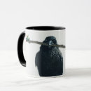 Recherche de tasse de corbeau tasses Aquarelle