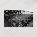 Search for recording studio business cards Sound