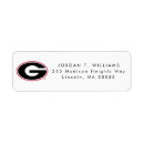 Search for georgia return address labels University of georgia logo