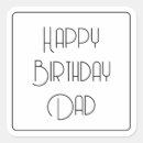 Search for dad birthday stickers Modern