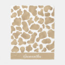 Search for cow print blankets Pattern
