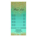 Search for salon service menu rack cards Spa