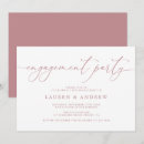 Search for rose engagement party invitations Minimalist
