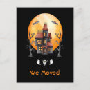 Search for halloween moving announcement cards Funny