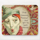 Search for circus clowns mousepads Vintage