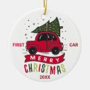 Search for first car ornaments Cute