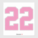 Search for white number stickers Sporty