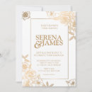 Recherche de faux gold mariage invitations Floral
