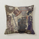 Search for vintage steampunk pillows Old