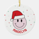 Search for santa face ornaments Retro