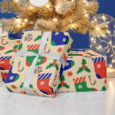 Search for candy cane wrapping paper Vintage christmas
