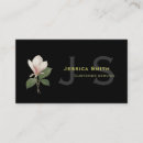 Search for magnolia business cards Botanical