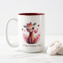 Search for giraffe valentines day mugs Happy valentine's day