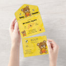 Search for bee baby boy shower invitations Bear