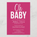 Search for pink and orange baby shower invitations Bold