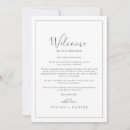 Search for welcome letter and itinerary weddings Bride