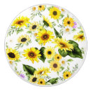 Search for sunflower knobs and pulls Watercolor