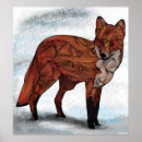 Search for abstract fox art Cute