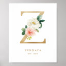 Search for initial z posters Baby girl