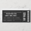 Search for concert invitations Editable event ticket