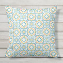 Recherche de jaune orange coussins Bleu