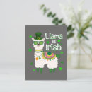 Search for happy llama postcards Green