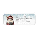 Search for siberian husky dog return address labels Puppy