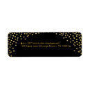 Search for dazzle return address labels Gold