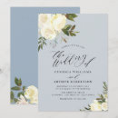 Search for blue and ivory wedding invitations Botanical
