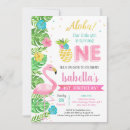 Search for luau 1st birthday invitations Aloha
