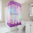 Search for unicorn shower curtains Rose gold