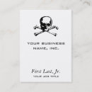 Search for crossbones business cards Jolly roger