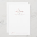 Recherche de minimalist wedding advice cards Pour elle