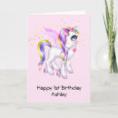 Search for rainbow unicorn birthday cards Fairytale