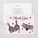 Search for pink black wedding thank you cards Lace