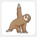 Search for funny sloth stickers Yoga