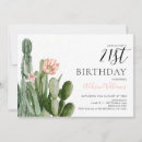 Search for succulents birthday invitations Modern