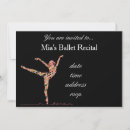 Search for ballet recital invitations Pink