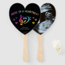 Search for baby shower hand fans Heart