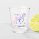 Search for unicorn shot glasses Cute