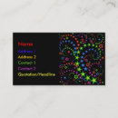 Search for disco business cards Colourful