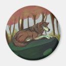 Recherche de loup de forêt magnets Nature