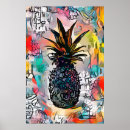 Search for abstract pineapple art Bright